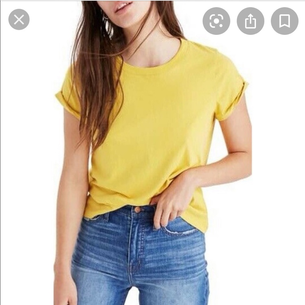 💐NWT MADEWELL NORTHSIDE COTTON VINTAGE TEE, S